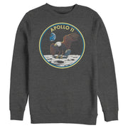 Men's NASA Apollo 11 Round Emblem  Adult Sweatshirt