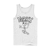 Men's Toy Story Running Forky  Adult Tank Top