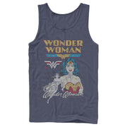 Men's Justice League Vintage  Adult Tank Top