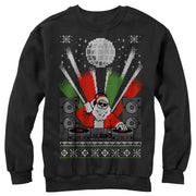 Men's Lost Gods Christmas DJ Santa Ugly Sweater  Adult Sweatshirt