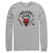 Men's Stranger Things Welcome to the Hellfire Club  Adult Long Sleeve Shirt