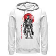 Men's Star Wars: The Mandalorian Greef Karga Watercolor Portrait  Adult Pull Over Hoodie