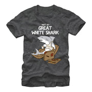 Men's Lost Gods Couch Shark  Adult T-Shirt