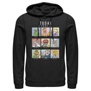 Men's The Muppets Mood Chart  Adult Pull Over Hoodie