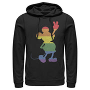 Men's Mickey & Friends Peaceful Pride  Adult Pull Over Hoodie