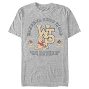 Men's Winnie the Pooh Bear Collegiate  Adult T-Shirt