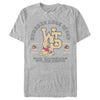 Men's Winnie the Pooh Bear Collegiate  Adult T-Shirt