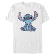 Men's Lilo & Stitch Watercolor Stitch  Adult T-Shirt