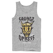 Men's Star Wars: The Clone Wars Savage Opress Dark Side Portrait  Adult Tank Top