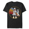 Men's NASA Rainbow Launch  Adult T-Shirt