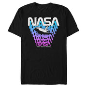 Men's NASA Logo Fade Away  Adult T-Shirt