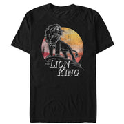 Men's Lion King Artistic King of Pride Lands  Adult T-Shirt