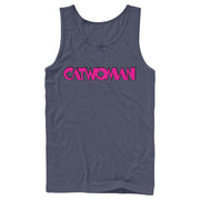 Men's Batman Catwoman Logo  Adult Tank Top