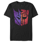 Men's Transformers Face Split Logo  Adult T-Shirt