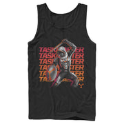 Men's Marvel Black Widow Taskmaster Battle  Adult Tank Top