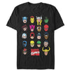 Men's Marvel Hero Portrait Bingo  Adult T-Shirt