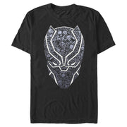 Men's Marvel Black Panther Icon Mask  Adult T-Shirt