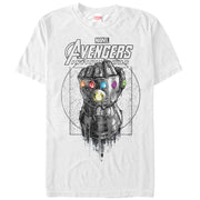 Men's Marvel Avengers: Avengers: Infinity War Gauntlet Drip  Adult T-Shirt