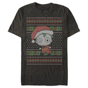 Men's Batman Ugly Christmas Chibi Joker  Adult T-Shirt