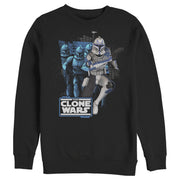 Men's Star Wars: The Clone Wars Captain Rex Mashup  Adult Sweatshirt