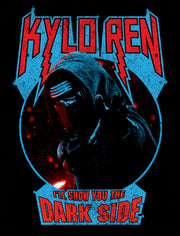 Men's Star Wars The Force Awakens Kylo Ren Show Dark Side  Adult T-Shirt