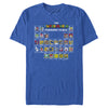 Men's Nintendo Super Mario Periodic Table  Adult T-Shirt