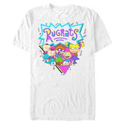 Men's Rugrats Pop Vibe Logo  Adult T-Shirt