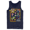 Men's Nintendo Super Mario Rainbow Frame  Adult Tank Top