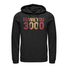 Men's Marvel Iron Man Love 3000 Mask  Adult Pull Over Hoodie