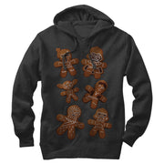 Men's Star Wars Christmas Gingerbread Cookies  Adult Pull Over Hoodie