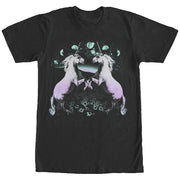 Men's Lost Gods Two Moon Unicorn  Adult T-Shirt