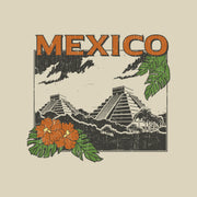 Men's Lost Gods Mexico Pyramid Scene  Adult T-Shirt