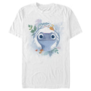 Men's Frozen 2 Bruni The Salamander Watercolor Portrait  Adult T-Shirt