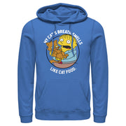 Men's The Simpsons Ralph and His Cat  Adult Pull Over Hoodie