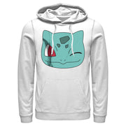 Men's Pokemon Bulbasaur Wink Face  Adult Pull Over Hoodie