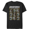 Men's Jurassic World: Fallen Kingdom Raptor Expressions  Adult T-Shirt