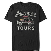 Men's Jurassic Park Adventure Car Tours  Adult T-Shirt