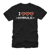 Men's Nintendo Legend of Zelda I Heart Hyrule  Adult T-Shirt