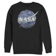 Men's NASA Starry Night Logo  Adult Sweatshirt