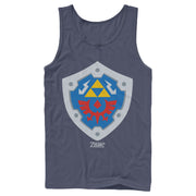 Men's Nintendo Legend of Zelda Link's Awakening Hylian Shield  Adult Tank Top