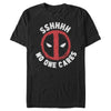 Men's Marvel Deadpool Sshhhh... No One Cares  Adult T-Shirt