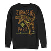 Men's Jurassic Park T. Rex Crayon Print  Adult Sweatshirt