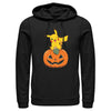 Men's Pokemon Halloween Jack-O'-Lantern Pikachu  Adult Pull Over Hoodie