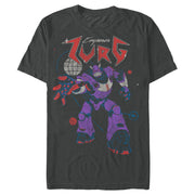 Men's Lightyear Retro Emperor Zurg Distressed  Adult T-Shirt