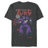 Men's Lightyear Retro Emperor Zurg Distressed  Adult T-Shirt