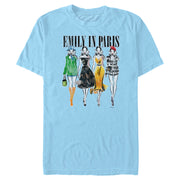 Men's Emily in Paris Fashion Sketches  Adult T-Shirt