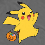 Men's Pokemon Halloween Trick-or-Treating Pikachu  Adult Tank Top