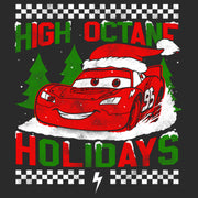 Men's Cars Lightning McQueen High Octane Holidays  Adult T-Shirt