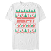 Men's ESPN Baseball Christmas Sweater  Adult T-Shirt