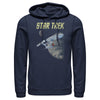 Men's Star Trek: The Original Series USS Enterprise Discovering New Worlds In Space  Adult Pull Over Hoodie